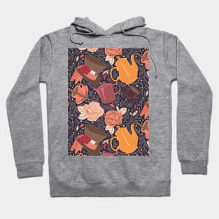 Mad Hatter's Garden Tea Party Hoodie